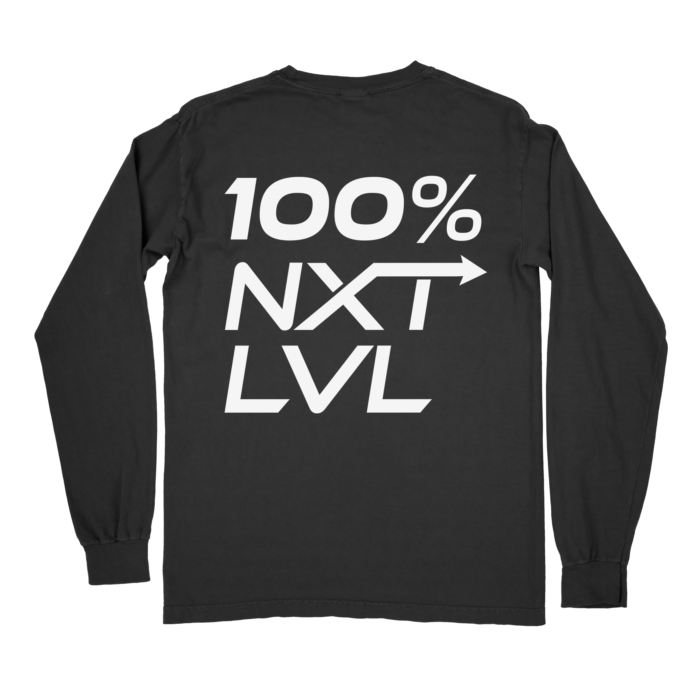 100% NXT LVL Long Sleeve- Black