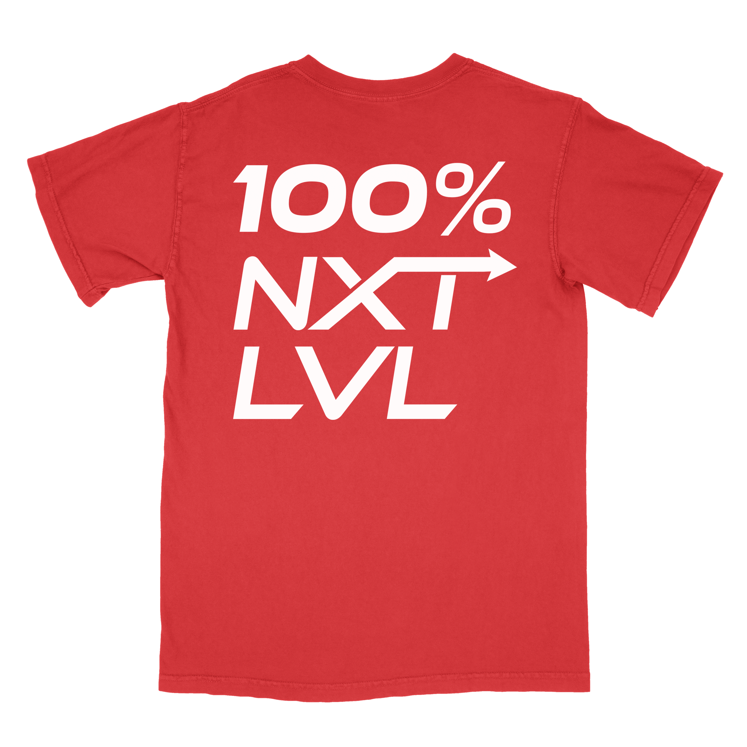 100% NXT LVL Tee- Red
